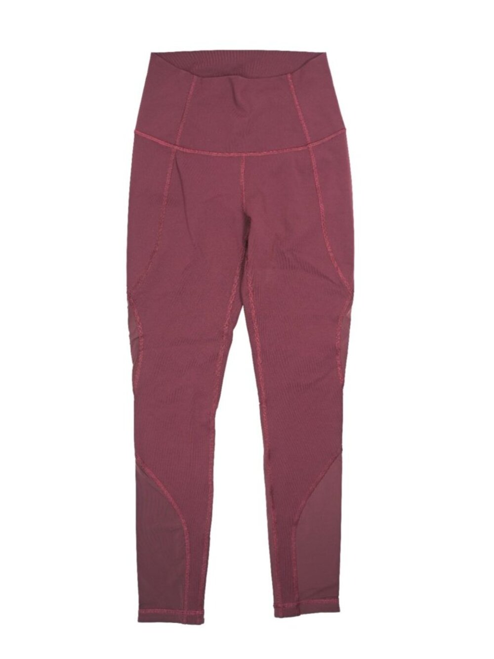 Lululemon Wunder Under HR Tight 25" in Burgundy